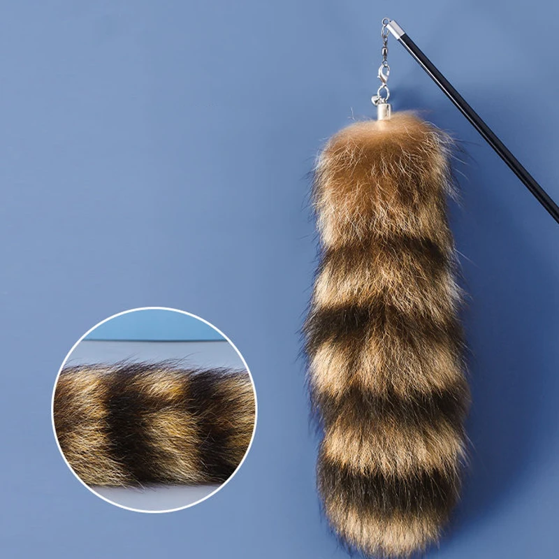 Cat Teaser Wand Fake Tail Funny Cat Plush Tail Teaser Wand Toy Kitten Cat Exercise Playing Accessories Cat Supplies
Cat Teaser Wand Fake Tail Funny Cat Plush Tail Teaser Wand Toy Kitten Cat Exercise Playing Accessories Cat Supplies