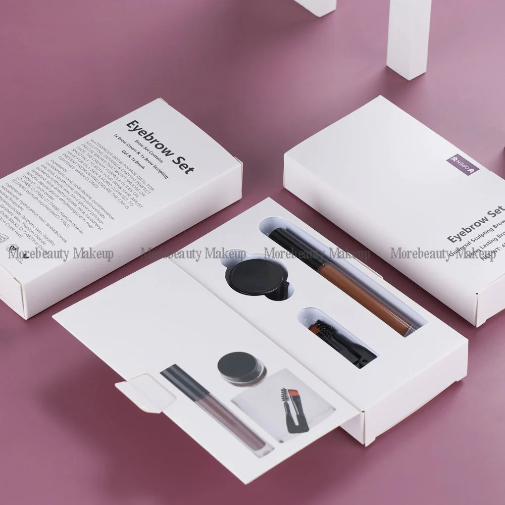 Custom Logo Waterproof Eyebrow Set Brow Sculpting Gel Long Lasting Brow Cream with Brush Eye Makeup Eyebrow Enhancer
Custom Logo Waterproof Eyebrow Set Brow Sculpting Gel Long Lasting Brow Cream with Brush Eye Makeup Eyebrow Enhancer