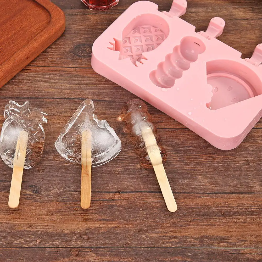 3 Shapes Non-stick Silicone Ice Cream Mold Fashionable Handmade Pink Mold Set Baking Tools Necessary Household Accessories
3 Shapes Non-stick Silicone Ice Cream Mold Fashionable Handmade Pink Mold Set Baking Tools Necessary Household Accessories