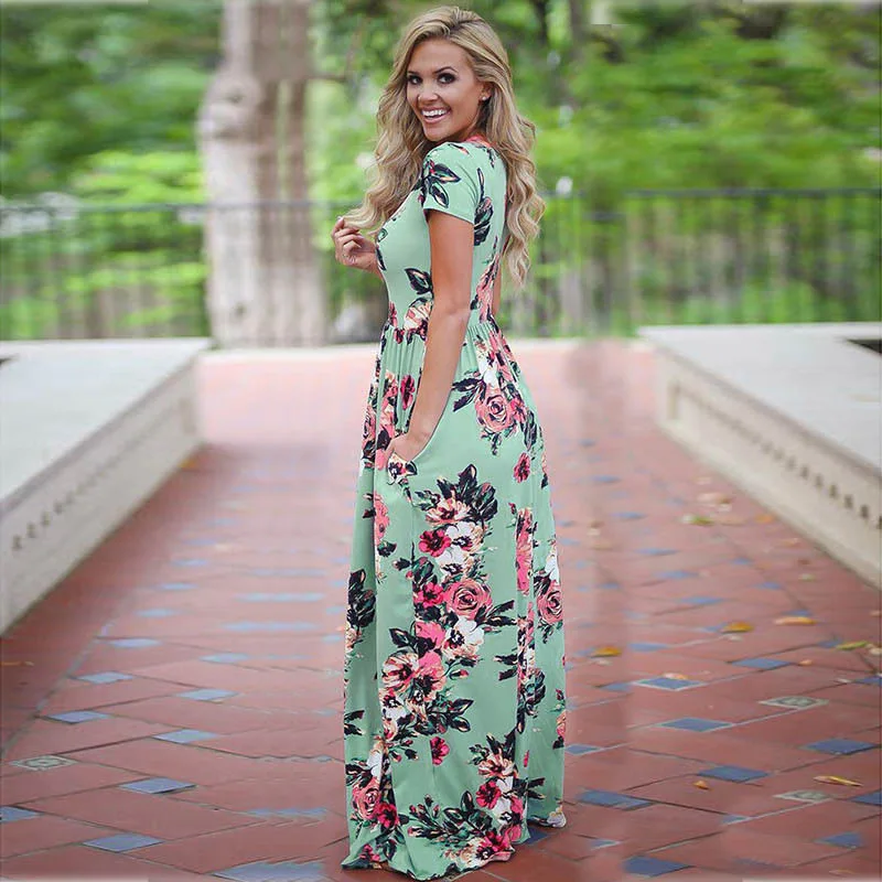 3XL Women Short Sleeve Floral Print Large Size Long Dress 2021 Autumn Summer Robe Dress Casual O-Neck Maxi Sundress
3XL Women Short Sleeve Floral Print Large Size Long Dress 2021 Autumn Summer Robe Dress Casual O-Neck Maxi Sundress