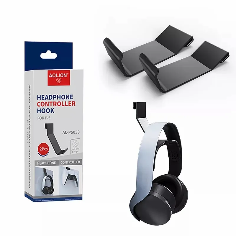 2PCS Headphone Wall Mount Holder Bracket Hanger Storage Stand Rack for PS5 Host Headset Playstation 5 Accessories
2PCS Headphone Wall Mount Holder Bracket Hanger Storage Stand Rack for PS5 Host Headset Playstation 5 Accessories