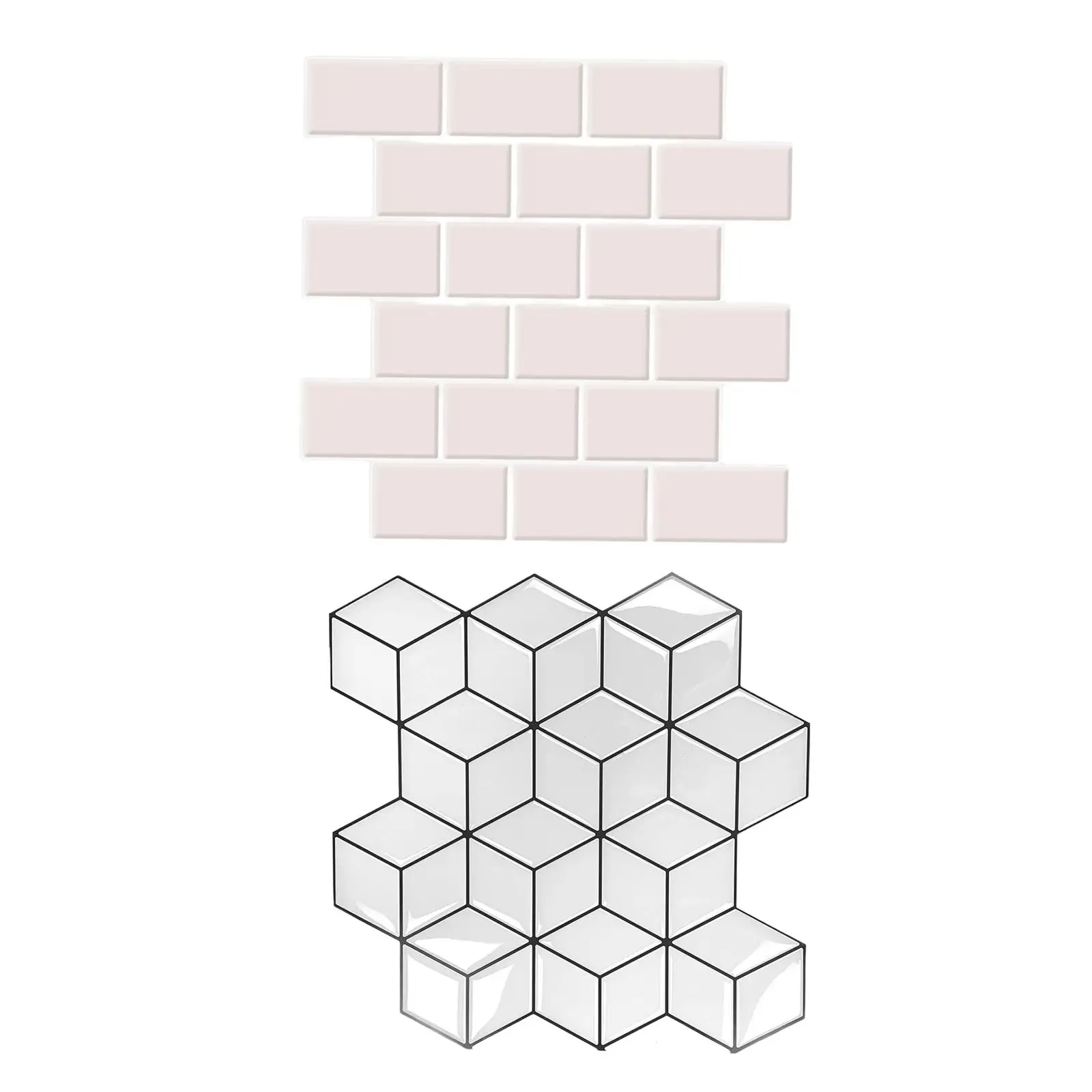 3D Self Adhesive Wall Tile Sticker Backsplash Oil Proof DIY Wallpaper Tiles Home Bedroom Bathroom TV Wall Background Kitchen
3D Self Adhesive Wall Tile Sticker Backsplash Oil Proof DIY Wallpaper Tiles Home Bedroom Bathroom TV Wall Background Kitchen