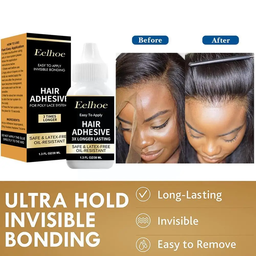 38ml Lace Front Wig Glue Hair Invisible Glue Strong Gel WaterProof Bonding Wig Lace Invisible Hold Clear Glue Wig I3Q4
38ml Lace Front Wig Glue Hair Invisible Glue Strong Gel WaterProof Bonding Wig Lace Invisible Hold Clear Glue Wig I3Q4