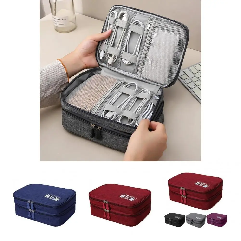 Practical Sturdy Wear-resistant USB Charger Cable Travel Bag for Hiking Wires Storage Bag Cable Storage Bag
Practical Sturdy Wear-resistant USB Charger Cable Travel Bag for Hiking Wires Storage Bag Cable Storage Bag