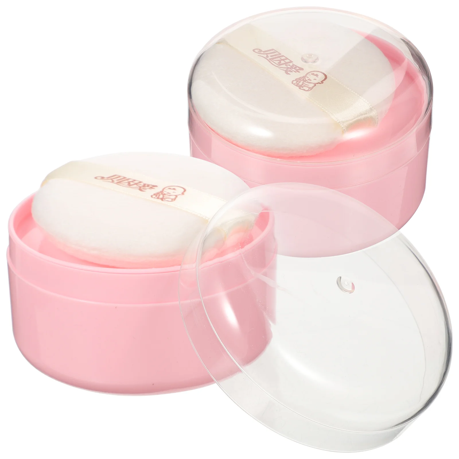 2 Pcs Body Powder Puff Box Child Talcum Baby Travel Synthetic Sponge Container Loose
2 Pcs Body Powder Puff Box Child Talcum Baby Travel Synthetic Sponge Container Loose