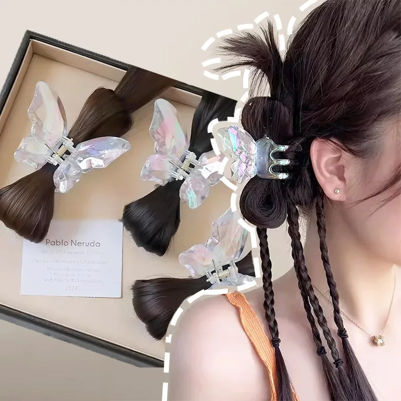 Crystal Butterfly Hair Claw Wig Female Simulation Hair Spicy Girl Chicken Nest Head Fluffy Natural Clasp Clip Shuttlecock Head
Crystal Butterfly Hair Claw Wig Female Simulation Hair Spicy Girl Chicken Nest Head Fluffy Natural Clasp Clip Shuttlecock Head