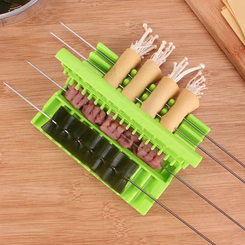 BBQ Meat String Machine Multifunctional skewer beef and mutton skewer machine vegetable roll barbecue tool kitchen utensils
BBQ Meat String Machine Multifunctional skewer beef and mutton skewer machine vegetable roll barbecue tool kitchen utensils