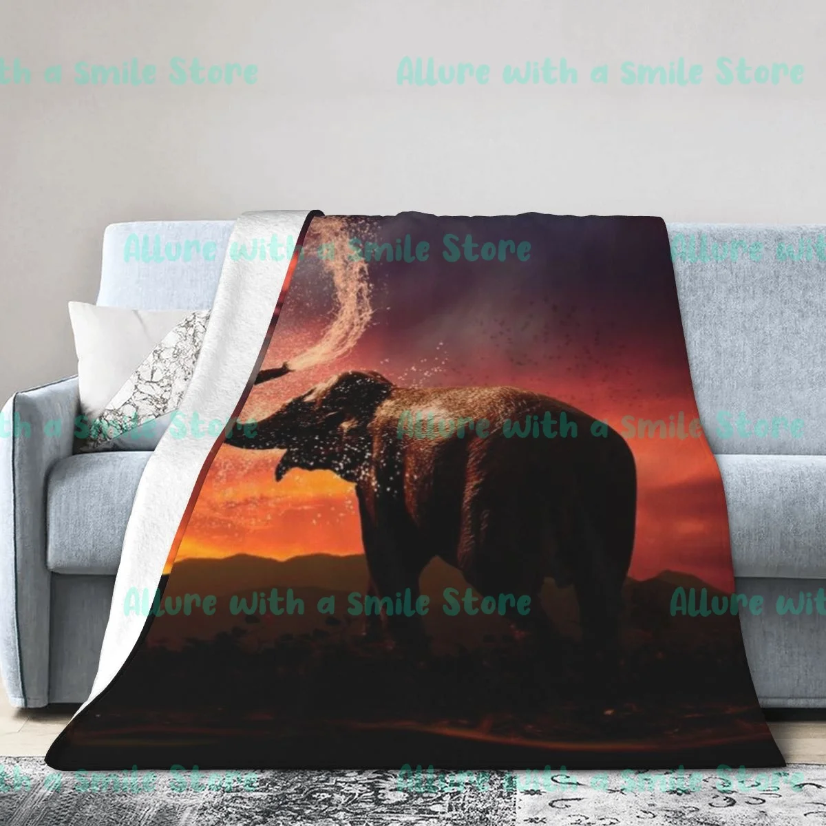 Cool 3D Animal Elephant Pattern Warm Sofa Bedroom Throw Blankets Travel Fleece Soft Thin Blankets for Kids Adult Nap Blanket
Cool 3D Animal Elephant Pattern Warm Sofa Bedroom Throw Blankets Travel Fleece Soft Thin Blankets for Kids Adult Nap Blanket