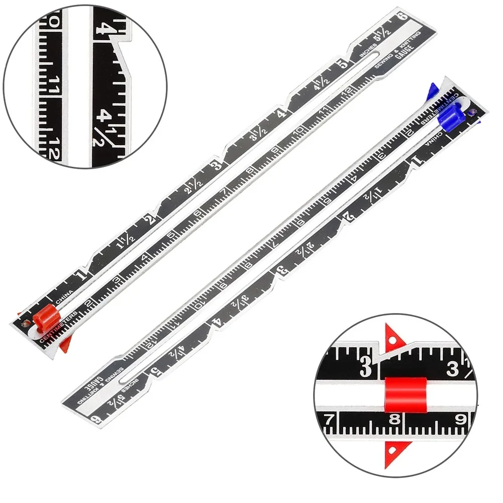 1PC Sliding Gauge Sewing Measuring Tool Aluminum Quilting Ruler For Knitting Crafting Sewing Beginner Hemming Measuring
1PC Sliding Gauge Sewing Measuring Tool Aluminum Quilting Ruler For Knitting Crafting Sewing Beginner Hemming Measuring