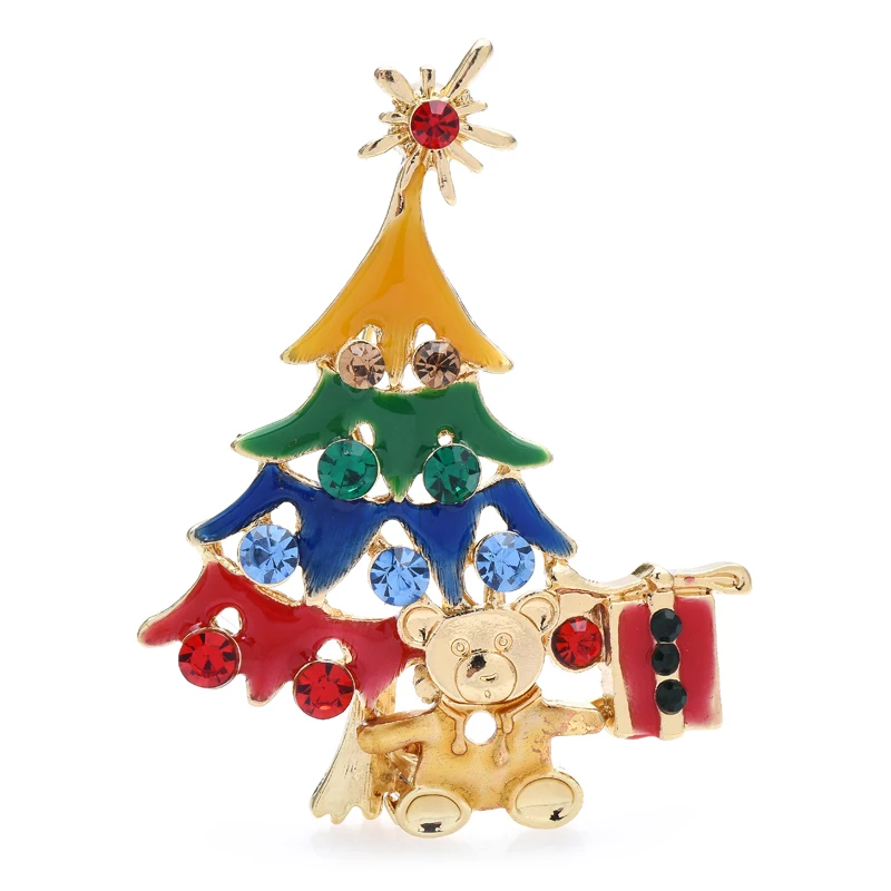 Wuli&baby Christmas Tree Brooches For Women Unisex Get Gifts Bear New Year Brooch Pin Gifts
Wuli&baby Christmas Tree Brooches For Women Unisex Get Gifts Bear New Year Brooch Pin Gifts