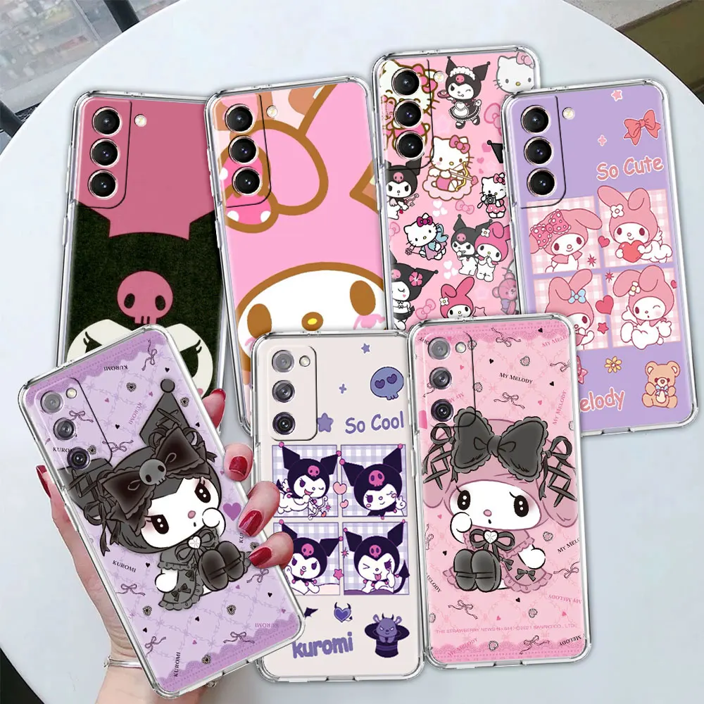 Kuromi My Melody Clear Case For Samsung Galaxy S22 S20 FE S21 S10 S9 Plus Note 20 Ultra 10 Lite Transparent Phone Shell
Kuromi My Melody Clear Case For Samsung Galaxy S22 S20 FE S21 S10 S9 Plus Note 20 Ultra 10 Lite Transparent Phone Shell