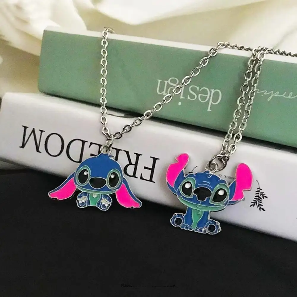 Cute Disney Stitch Cartoon Playful Cute Ear Stitch Couple Necklace Personality Hip Hop Pendant Sweater Chain Gift
Cute Disney Stitch Cartoon Playful Cute Ear Stitch Couple Necklace Personality Hip Hop Pendant Sweater Chain Gift