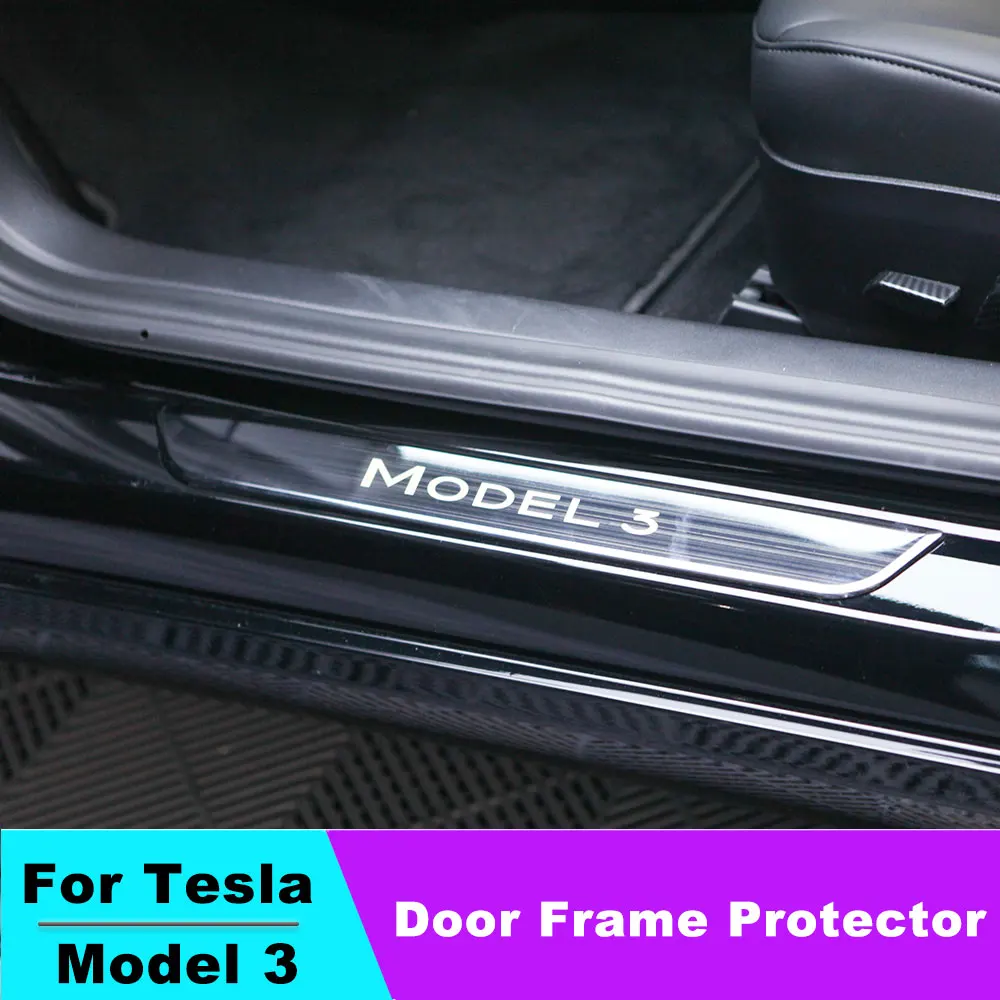 Front Rear Door Frame Protector For Tesla Model 3 Auto Accessories Car Threshold Bar Stainless Steel Welcome Pedal
Front Rear Door Frame Protector For Tesla Model 3 Auto Accessories Car Threshold Bar Stainless Steel Welcome Pedal