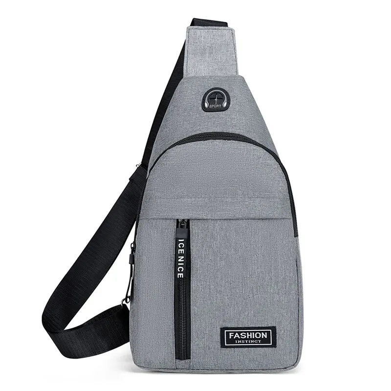 Chest Bag Fashion New Solid Color Men Chest Bag Outdoor Casual Fashion One Shoulder Crossbody Bag
Chest Bag Fashion New Solid Color Men Chest Bag Outdoor Casual Fashion One Shoulder Crossbody Bag