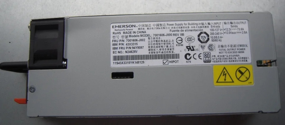 Для IBM x3650 69y5742 M4 X3500M4 X3630M4 750 Вт Источник питания постоянного тока
Для IBM x3650 69y5742 M4 X3500M4 X3630M4 750 Вт Источник питания постоянного тока