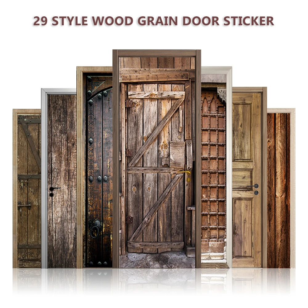 Self Adhesive Wood Grain 3D Door Stickers Waterproof Retro Wooden Style Vinyl PVC Wallpaper for Bedroom Door Poster Art Mural
Self Adhesive Wood Grain 3D Door Stickers Waterproof Retro Wooden Style Vinyl PVC Wallpaper for Bedroom Door Poster Art Mural