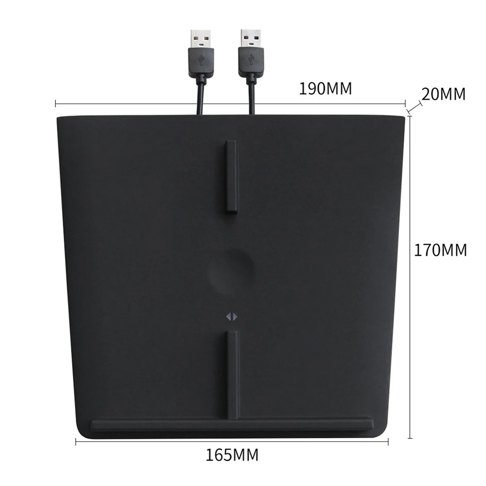 1Pcs Car Wireless Charging Smart Phone Fast Charger Pad Adeapter Black For Tesla Model 3 Dual USB 10W High Quality
1Pcs Car Wireless Charging Smart Phone Fast Charger Pad Adeapter Black For Tesla Model 3 Dual USB 10W High Quality