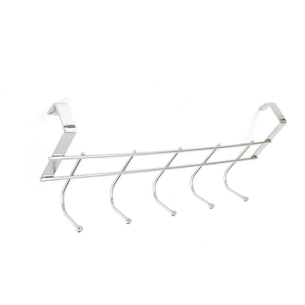 5 Hooks Over The Door Practical Hat Clothes Wall Hook Wash Room Hanger Clothes Towel Storage Holder Coat Towel Hanger Rack
5 Hooks Over The Door Practical Hat Clothes Wall Hook Wash Room Hanger Clothes Towel Storage Holder Coat Towel Hanger Rack