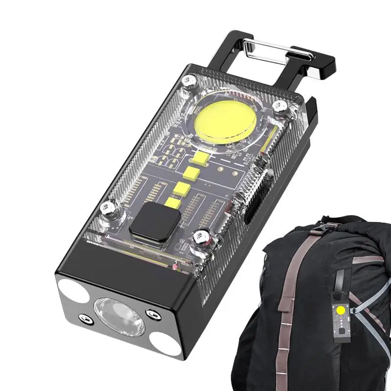 Tiny Flashlight Magnetic Clip-on LED Keychain Flashlight Waterproof USB Rechargeable Flashlight Pocket Keychain Lights Portable 
Tiny Flashlight Magnetic Clip-on LED Keychain Flashlight Waterproof USB Rechargeable Flashlight Pocket Keychain Lights Portable