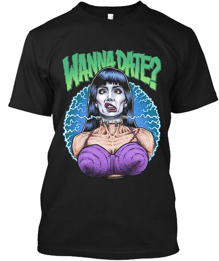Винтажная Футболка NWT Frankenhooker want Date американская комедия фильма ужасов летняя