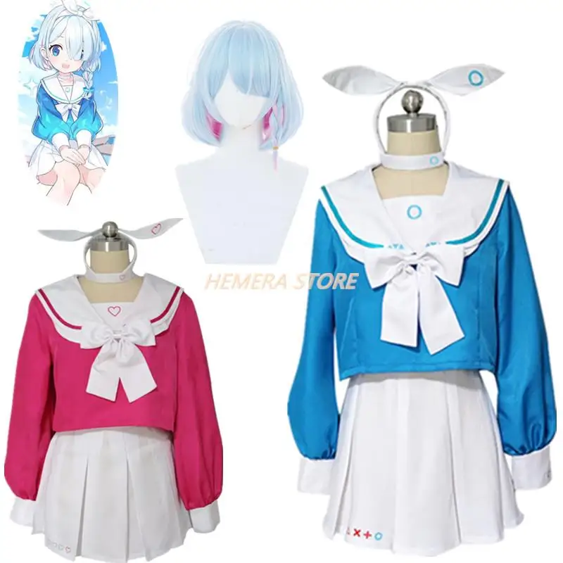 Anime Game Blue Archive Arona Cosplay Costume Wig Japanese JK School Uniform Skirt Woman Sexy Kawaii Party Halloween Cute
Anime Game Blue Archive Arona Cosplay Costume Wig Japanese JK School Uniform Skirt Woman Sexy Kawaii Party Halloween Cute