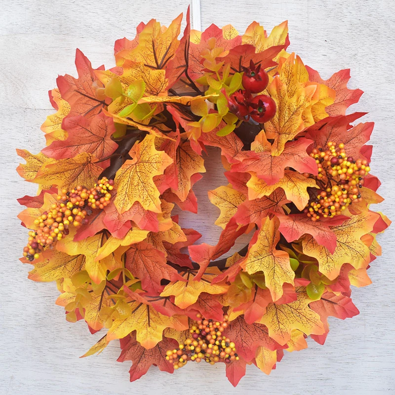 Fall Wreath For Front Door Maple Leaf Pine Cone Berry Autumn Harvest Wreath Fall Thanksgiving Decoration Home Party Wreaths
Fall Wreath For Front Door Maple Leaf Pine Cone Berry Autumn Harvest Wreath Fall Thanksgiving Decoration Home Party Wreaths