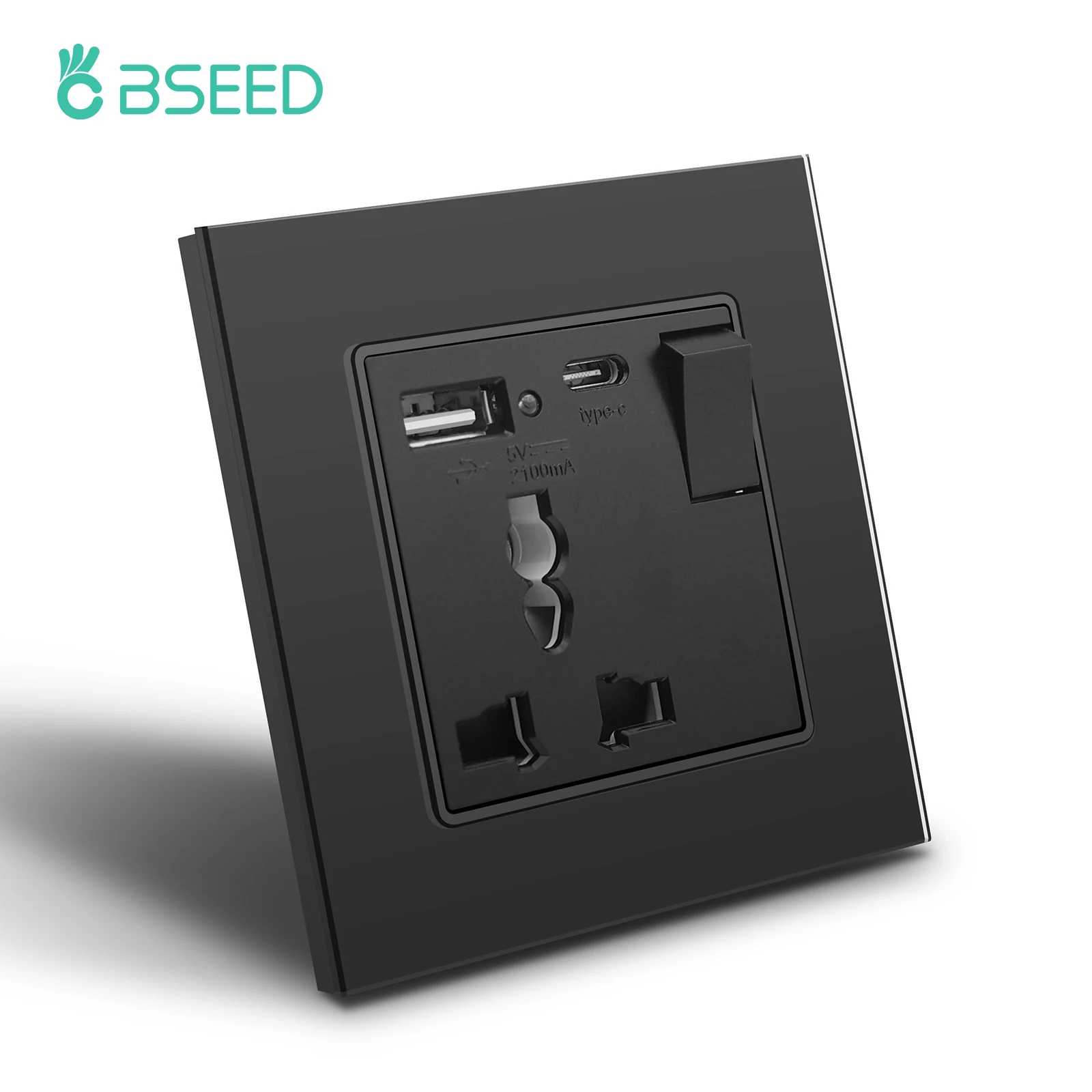 BSEED Sinlge универсальная розетка с USB
BSEED Sinlge универсальная розетка с USB