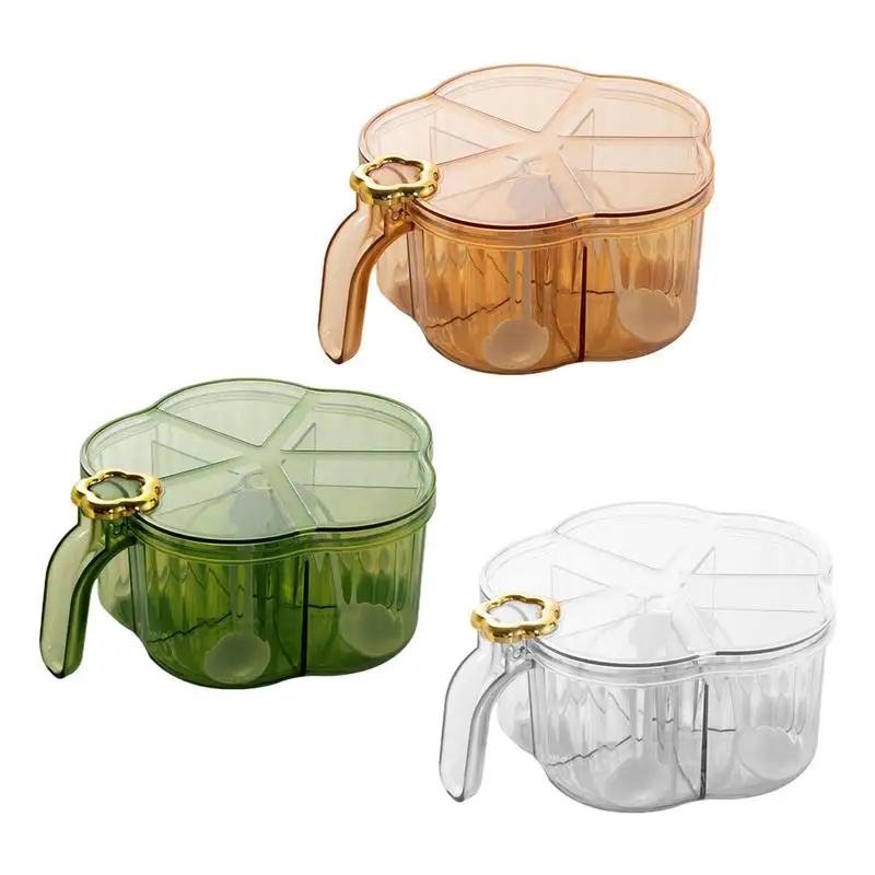 Seasoning Box With 5 Grids High Quality Spice Storage Box Heat Resistant And Anti Slip Seasoning Storage Container For Kitchen
Seasoning Box With 5 Grids High Quality Spice Storage Box Heat Resistant And Anti Slip Seasoning Storage Container For Kitchen