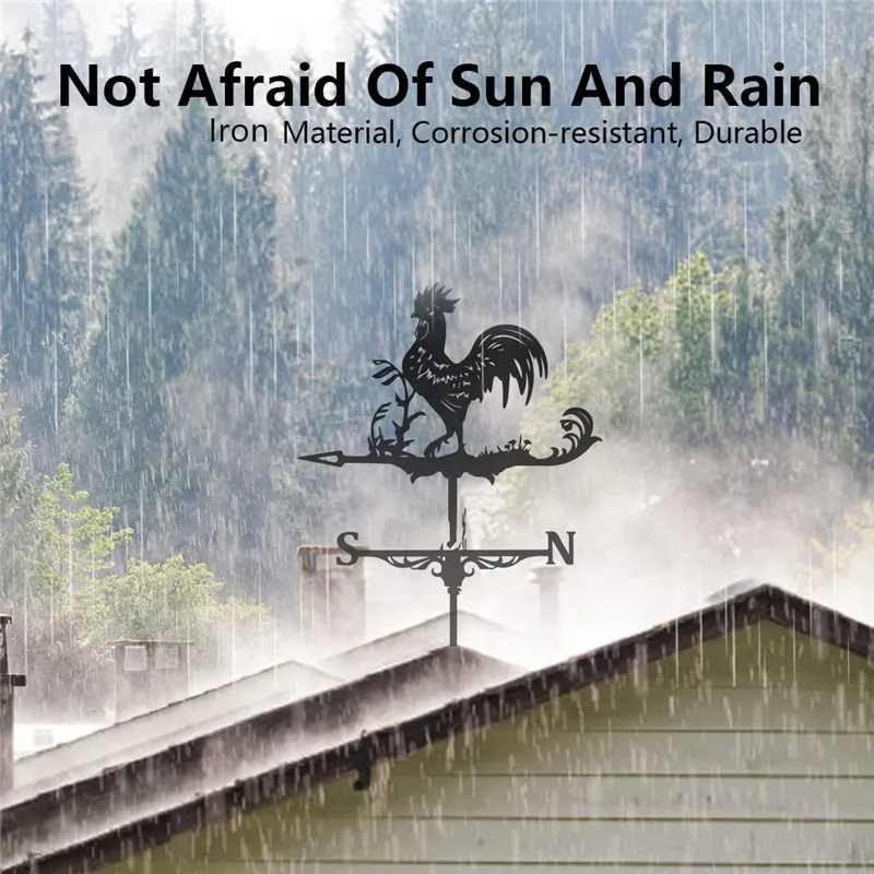 11 Sizes Garden Weathervane Stainless Steel Roof Mount Weather Vane Yard Farm Wind Spinners Indicator Decorative Stakes
11 Sizes Garden Weathervane Stainless Steel Roof Mount Weather Vane Yard Farm Wind Spinners Indicator Decorative Stakes