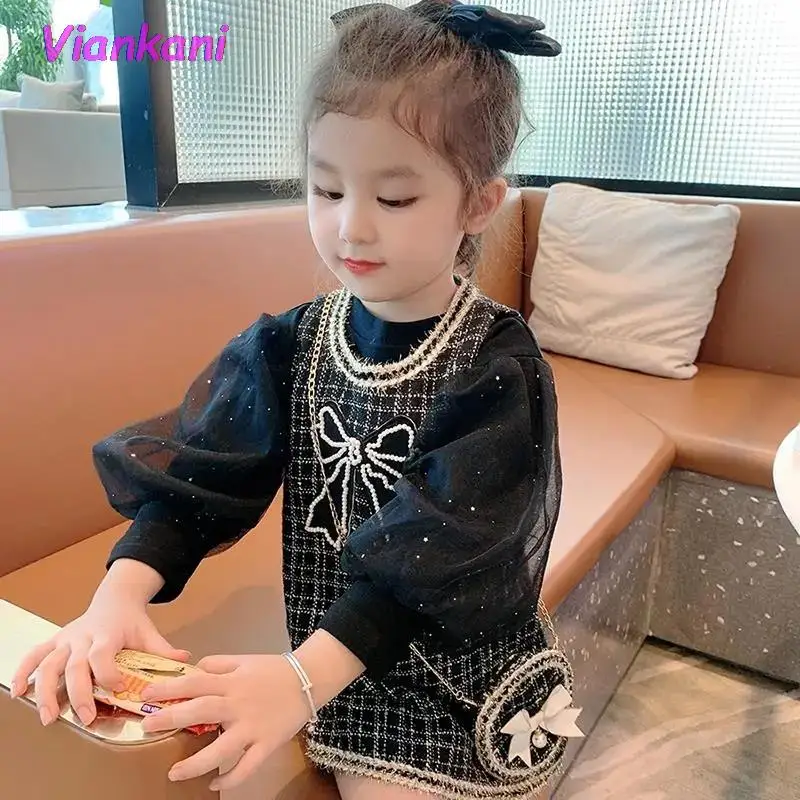 Girls puff sleeve bottoming shirt two-piece set spring and autumn 2021 new Korean style small fragrance skirt trend 4 12Y
Girls puff sleeve bottoming shirt two-piece set spring and autumn 2021 new Korean style small fragrance skirt trend 4 12Y