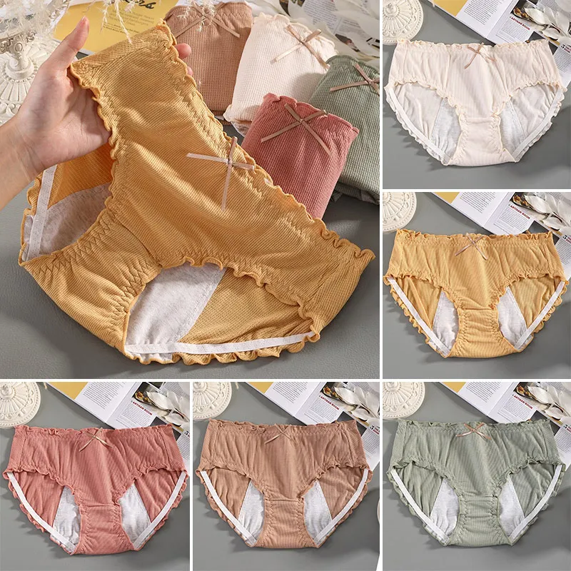 New Japanese Waffle Large Size Physiological Underwear Female Modal Cotton Menstrual Leak-Proof Cotton Antibacterial Crotch
New Japanese Waffle Large Size Physiological Underwear Female Modal Cotton Menstrual Leak-Proof Cotton Antibacterial Crotch