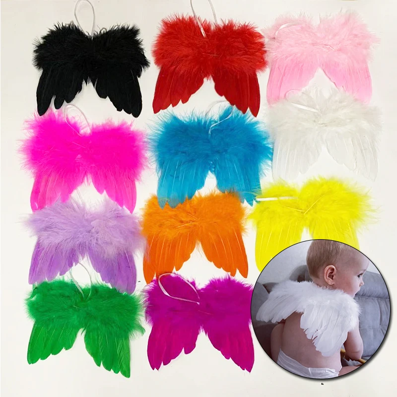 Angel Wings Feather Wings Newborn Photography Props Baby Photo Headwear Accessories Mini Doll Costume Christmas Party Decoration
Angel Wings Feather Wings Newborn Photography Props Baby Photo Headwear Accessories Mini Doll Costume Christmas Party Decoration