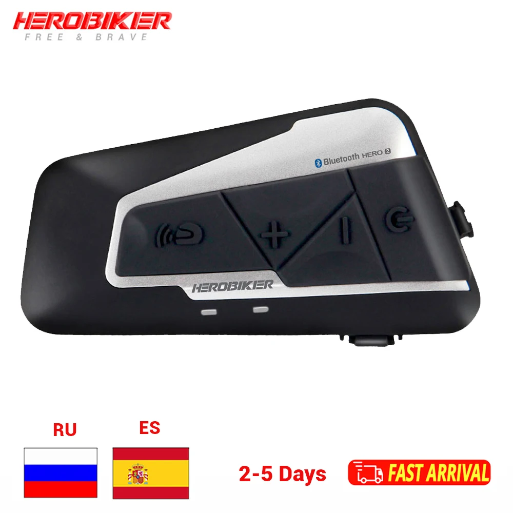 Bluetooth-гарнитура HEROBIKER мотоциклетная водонепроницаемая для шлема, 1200 м
Bluetooth-гарнитура HEROBIKER мотоциклетная водонепроницаемая для шлема, 1200 м