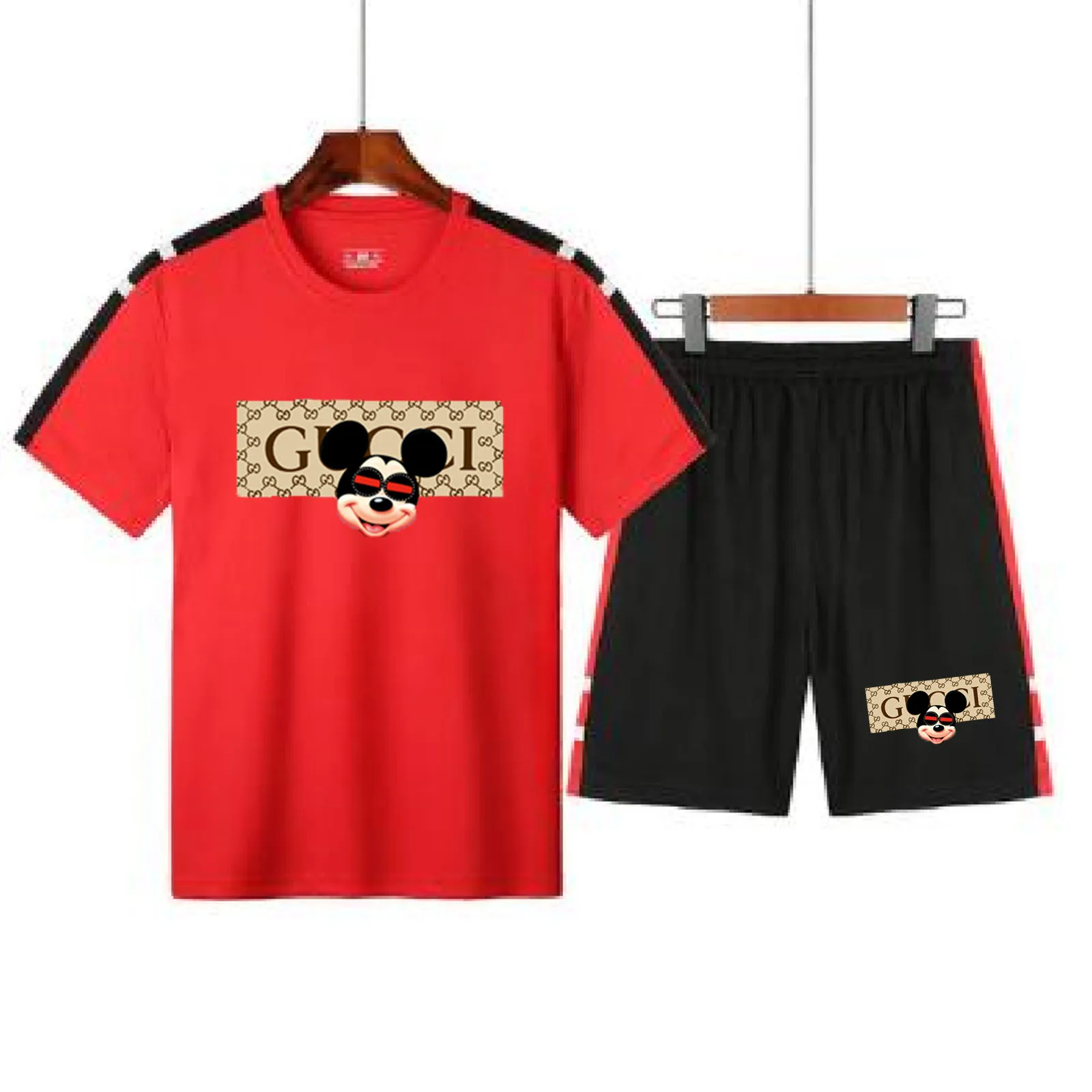 Мужской спортивный костюм из 2 предметов, Повседневная футболка с коротким рукавом и шорты, комплект спортивной одежды, 2022
Мужской спортивный костюм из 2 предметов, Повседневная футболка с коротким рукавом и шорты, комплект спортивной одежды, 2022