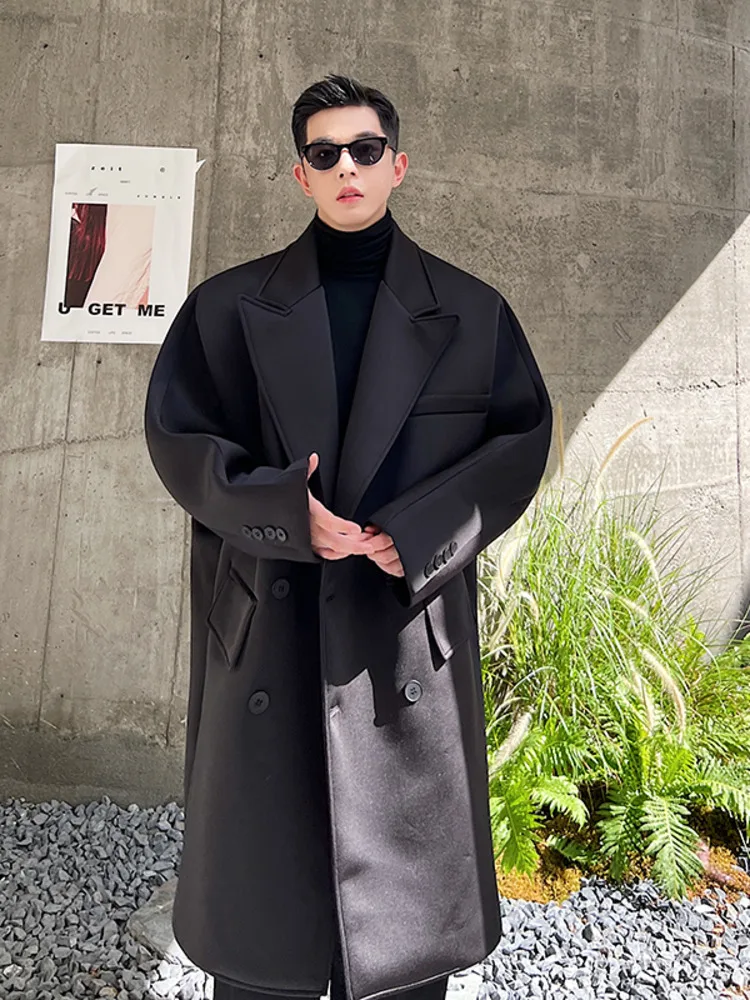 SYUHGFA Men's Wear Long Style Korean Streetwear Fashion Suit For Men 2023 Autumn Loose Double Breasted Long Sleeve Blazers
SYUHGFA Men's Wear Long Style Korean Streetwear Fashion Suit For Men 2023 Autumn Loose Double Breasted Long Sleeve Blazers