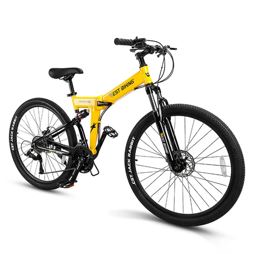 27.5 Inch Bicycle Foldable Bike 27 Speed Dual Mechanical Disc Brakes Aluminum Frame Anti Skid And Wear Resistant Tires Off Road
27.5 Inch Bicycle Foldable Bike 27 Speed Dual Mechanical Disc Brakes Aluminum Frame Anti Skid And Wear Resistant Tires Off Road