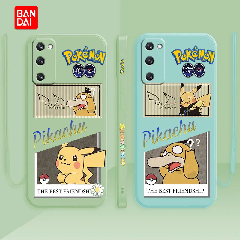 Shell For Samsung Galaxy S21 S20 FE S22 Ultra S10 S9 S8 Plus S10e Note 20 10 Lite Liquid Case Luxury Pokemon Pikachu Psyduck
Shell For Samsung Galaxy S21 S20 FE S22 Ultra S10 S9 S8 Plus S10e Note 20 10 Lite Liquid Case Luxury Pokemon Pikachu Psyduck