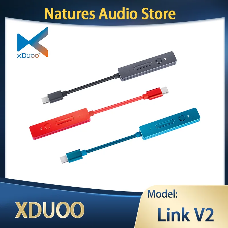 

XDUOO Link V2 Link2021 USB DAC CS43131 Type-C to 3.5mm Port with Volume Control PC USB Decoder