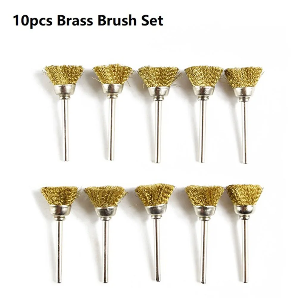 10pcs Polishing Wheel Brush Mini Brush Rotary Brass Drill Brush For Angle Grinders Electric Drills Polishing T-shaped Brush
10pcs Polishing Wheel Brush Mini Brush Rotary Brass Drill Brush For Angle Grinders Electric Drills Polishing T-shaped Brush