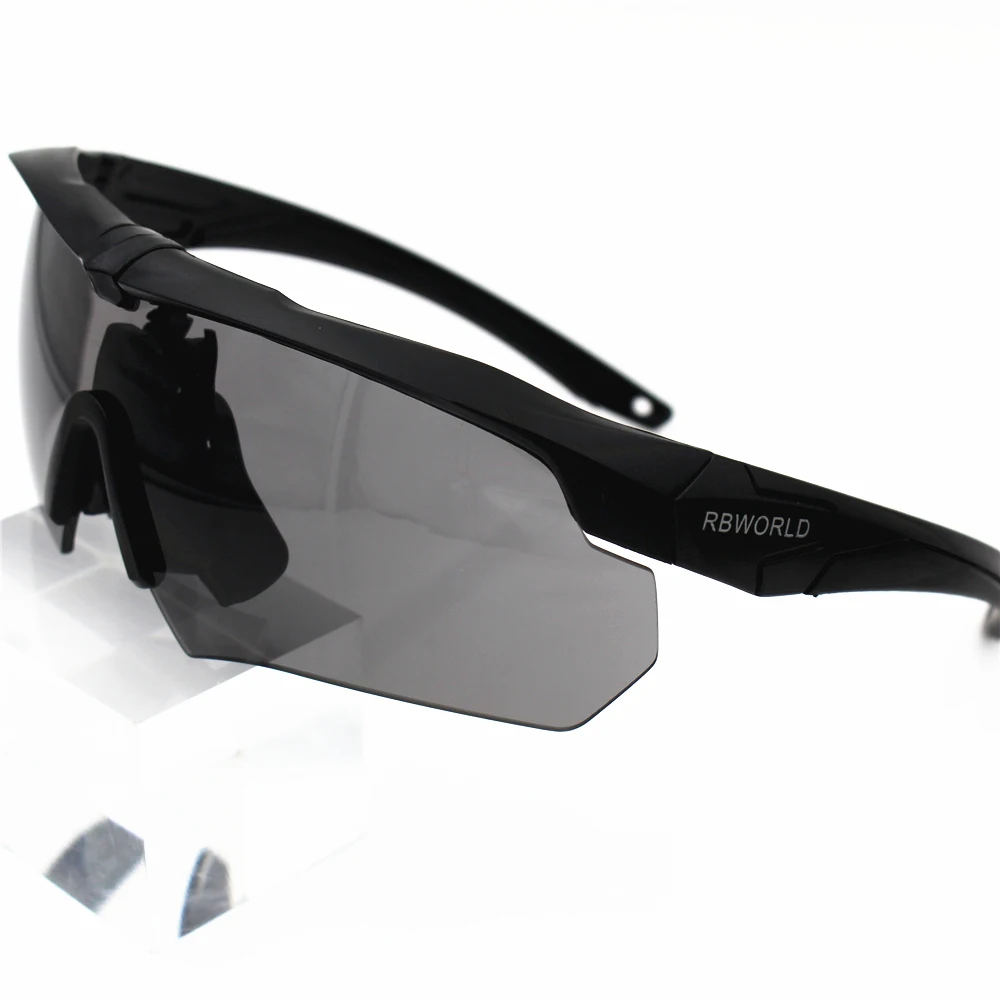 Tr90 Military Goggles 3 lens Sunglasses Bullet-proof Army tactical Glasses shooting Eyewear MTB Cycling
Tr90 Military Goggles 3 lens Sunglasses Bullet-proof Army tactical Glasses shooting Eyewear MTB Cycling
