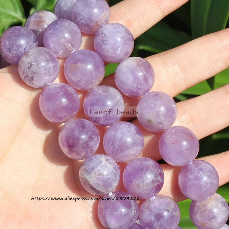 16mm Natural Lavender Amethyst Round Loose Beads 15inch , For DIY Jewelry Making !
16mm Natural Lavender Amethyst Round Loose Beads 15inch , For DIY Jewelry Making !
