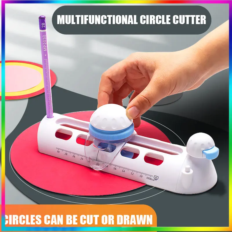 Circular Paper Trimmer Craft Circle Manual Round Cutting Tool Compass Drawing for DIY Scrapt book Arts
Circular Paper Trimmer Craft Circle Manual Round Cutting Tool Compass Drawing for DIY Scrapt book Arts
