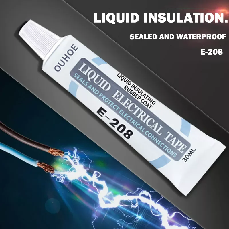 Liquid Insulation Electrical Tape Tube Paste Waterproof Fixed Dry Glue White Black Paste Insulation Quick-sealing Rubber
Liquid Insulation Electrical Tape Tube Paste Waterproof Fixed Dry Glue White Black Paste Insulation Quick-sealing Rubber