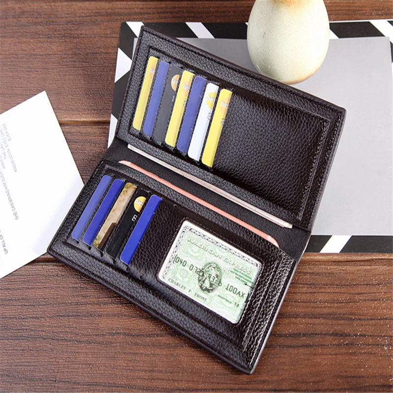 Men's Wallets Vintage Look Long Wallet PU Leather Wallet Men Male Purse Card Case Cash Holder carteira feminina
Men's Wallets Vintage Look Long Wallet PU Leather Wallet Men Male Purse Card Case Cash Holder carteira feminina