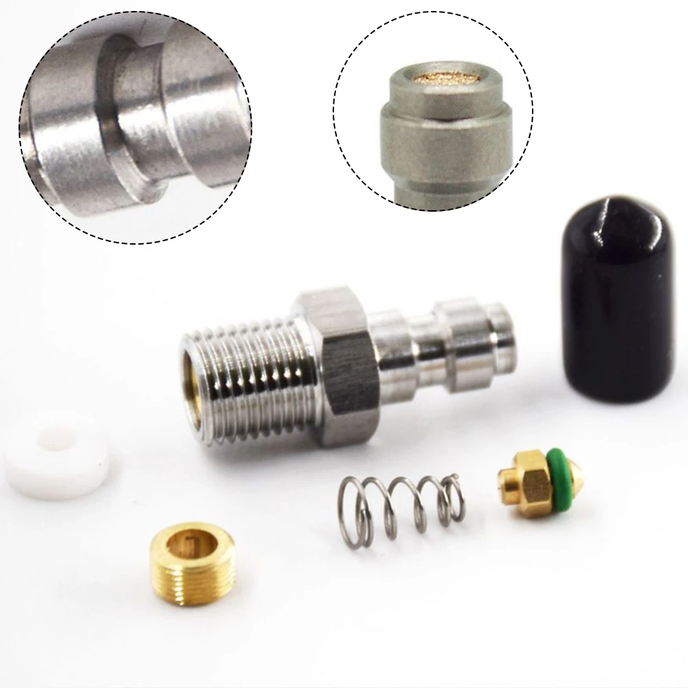 1x M10 Male Connector With Filter Quick Connect Check Valve PCP Filling Joint For High Pressure Pump Electrical Equipment
1x M10 Male Connector With Filter Quick Connect Check Valve PCP Filling Joint For High Pressure Pump Electrical Equipment