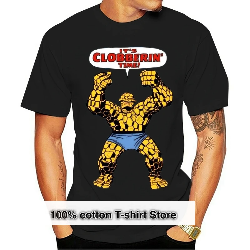 Men t shirt Short sleeve It's Clobberin' Time! Fantastic Four T Shirt Women t-shirt tee tops
Men t shirt Short sleeve It's Clobberin' Time! Fantastic Four T Shirt Women t-shirt tee tops