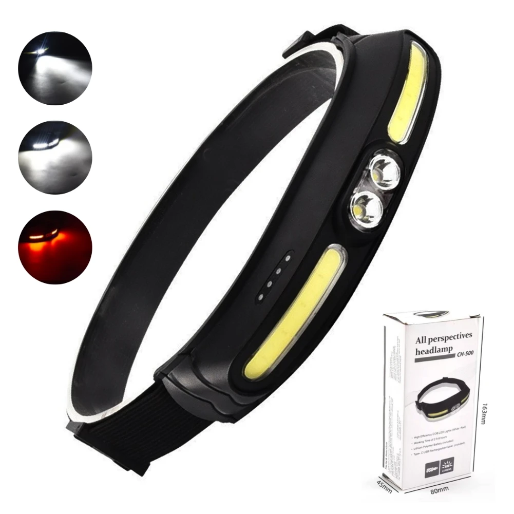 Head Lantern C Type Rechargeable Camping Head Lamp Flashlight Working Torch COB LED Headlamp Waterproof Outdoor Emergency Lamp
Head Lantern C Type Rechargeable Camping Head Lamp Flashlight Working Torch COB LED Headlamp Waterproof Outdoor Emergency Lamp