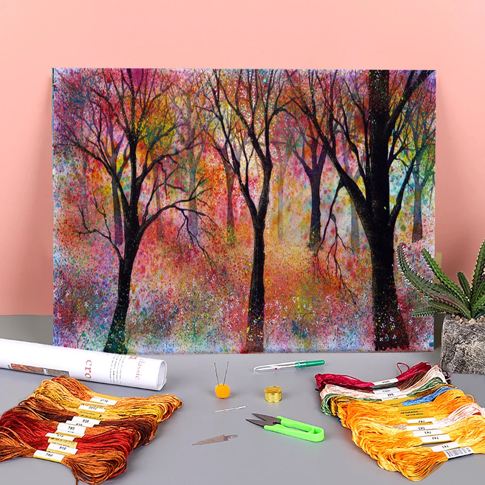 Natural Scenery Whisper Printed Water-Soluble Canvas 11CT Cross Stitch Set DIY Embroidery DMC Threads Hobby Package
Natural Scenery Whisper Printed Water-Soluble Canvas 11CT Cross Stitch Set DIY Embroidery DMC Threads Hobby Package