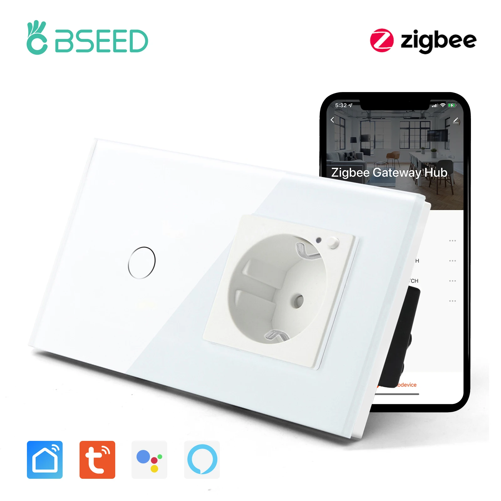 BSEED Сенсорный выключатель 1/2/3 клавиш 
BSEED Сенсорный выключатель 1/2/3 клавиш