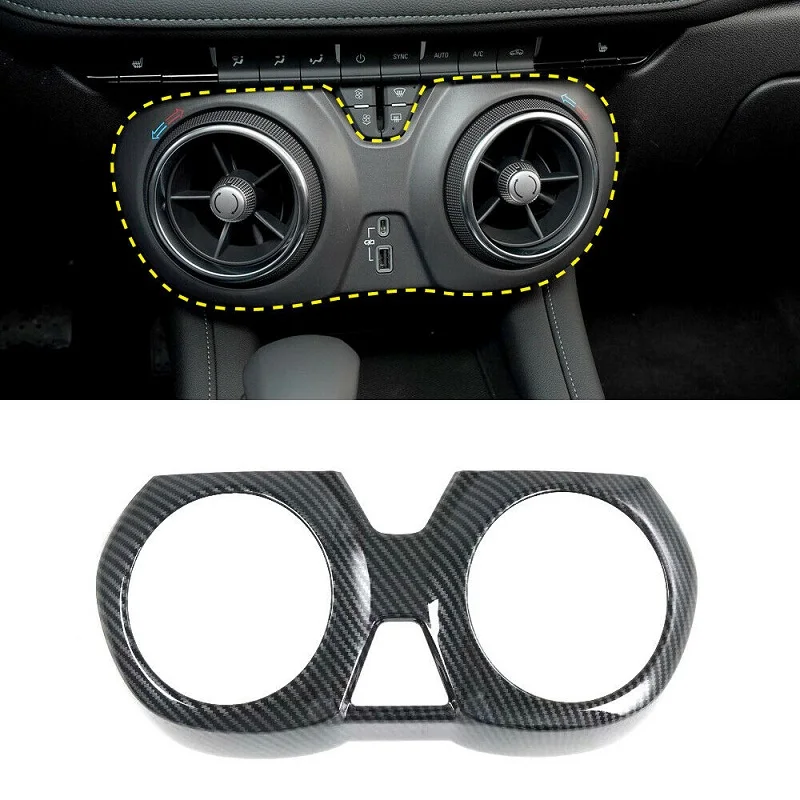 Middle Air Conditioner Air Vent Outlet Ring Cover Trim for Chevrolet Blazer 2019 2021 2020 ABS Carbon Fiber Car-styling
Middle Air Conditioner Air Vent Outlet Ring Cover Trim for Chevrolet Blazer 2019 2021 2020 ABS Carbon Fiber Car-styling